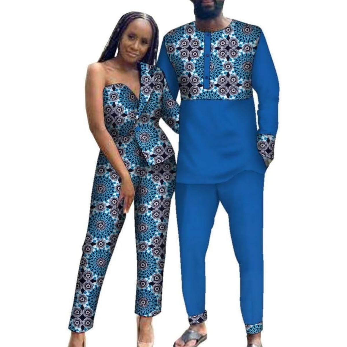 Boubou Men Africa - Bazin Riche ropa africana para pareja