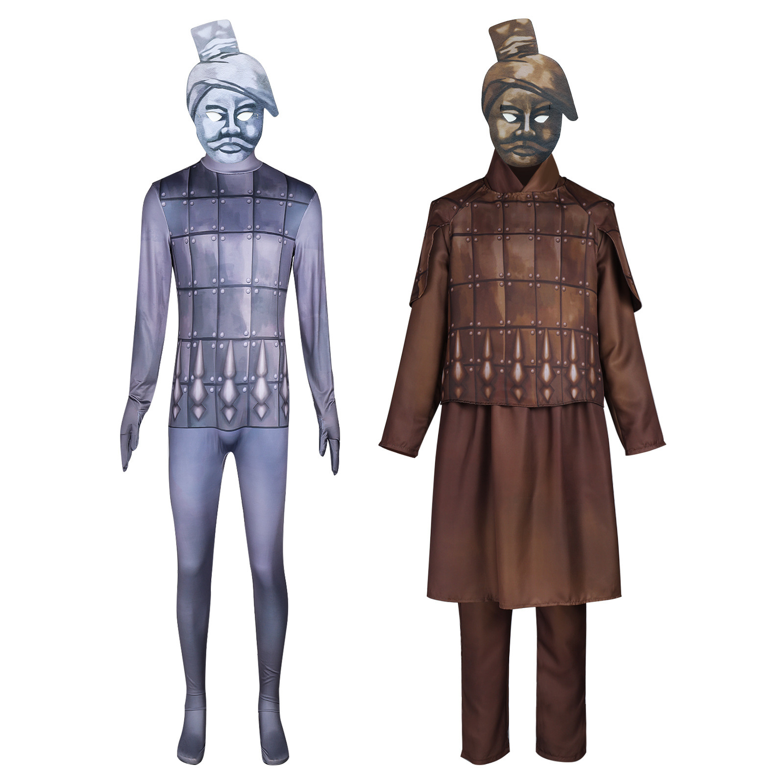 Ethnic Fashion Dress - Disfraz de Guerrero de Terracota para
