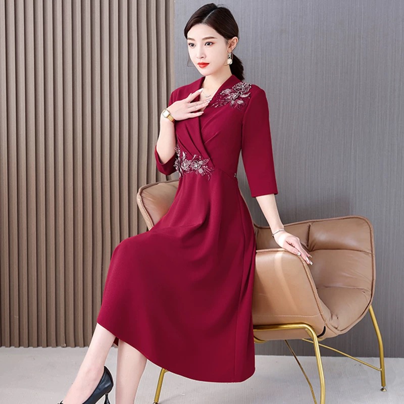 Ao Dai Vietnam Dress - Aodai Vietnam Cheongsam estilo étnico tradicional