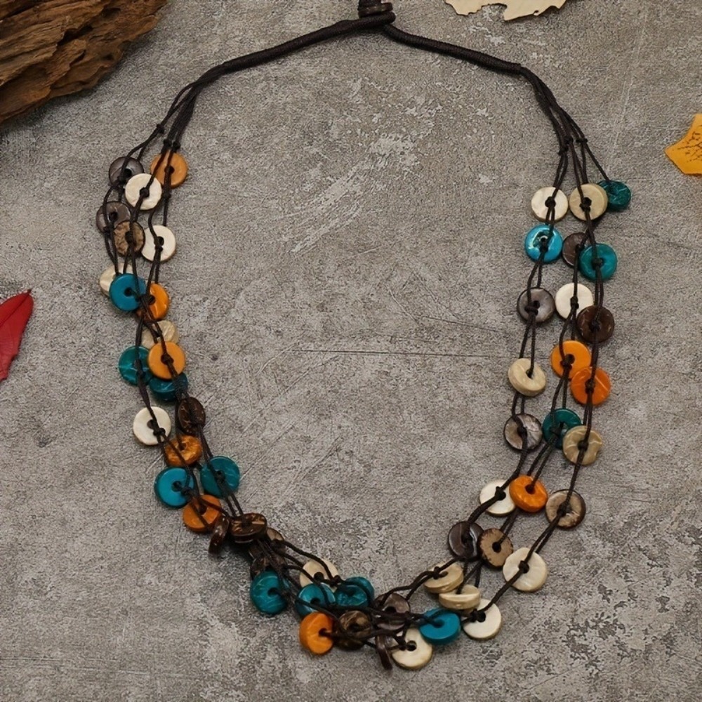 Y2K Ethnic Fashion - Joyería Étnica de Estilo Bohemio, Collar