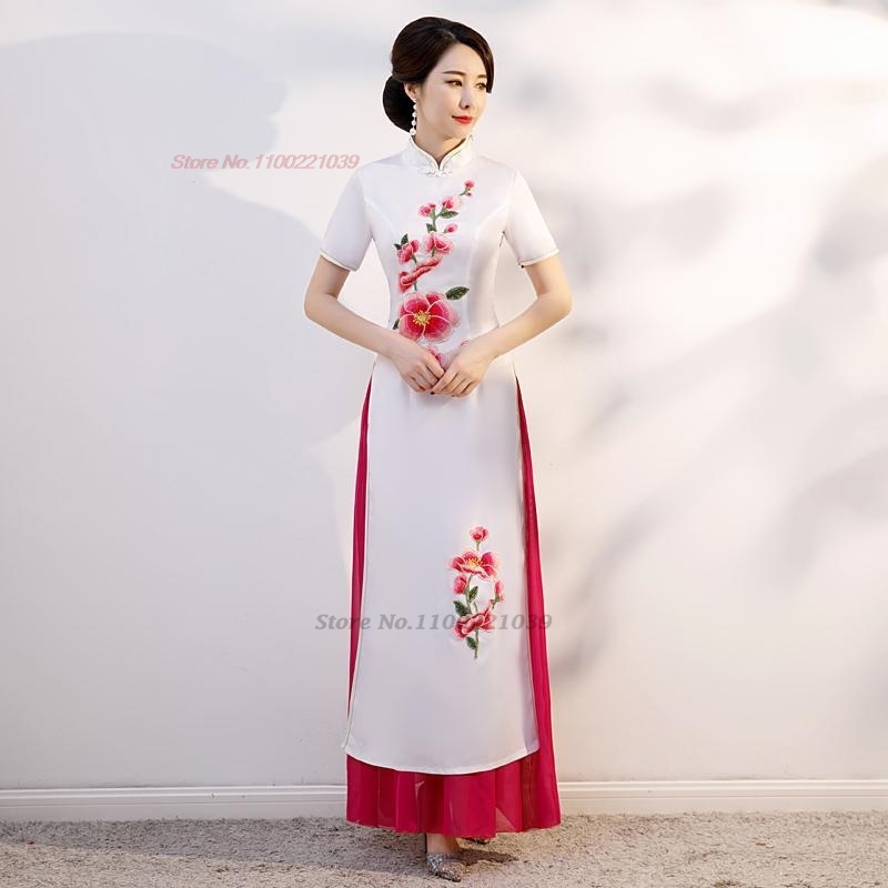 Ao Dai Vietnam Dress - 2026 vestido vietnamita aodai tradicional chino