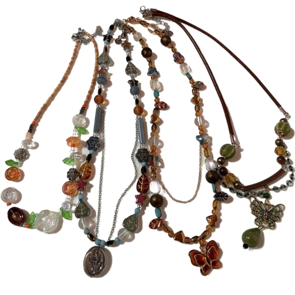 Collar bohemio de cuentas de m - Y2K Ethnic Fashion reseña y precio