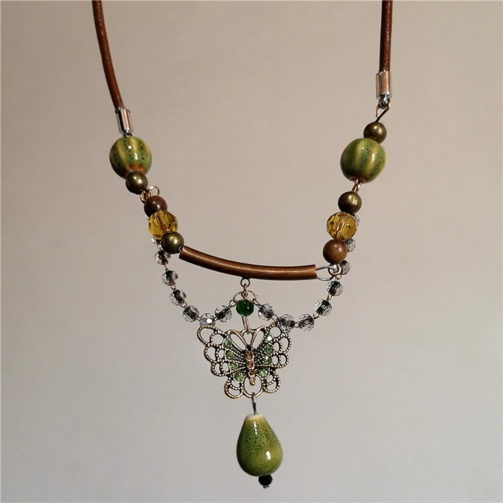 Collar bohemio de cuentas de m - Y2K Ethnic Fashion reseña y precio