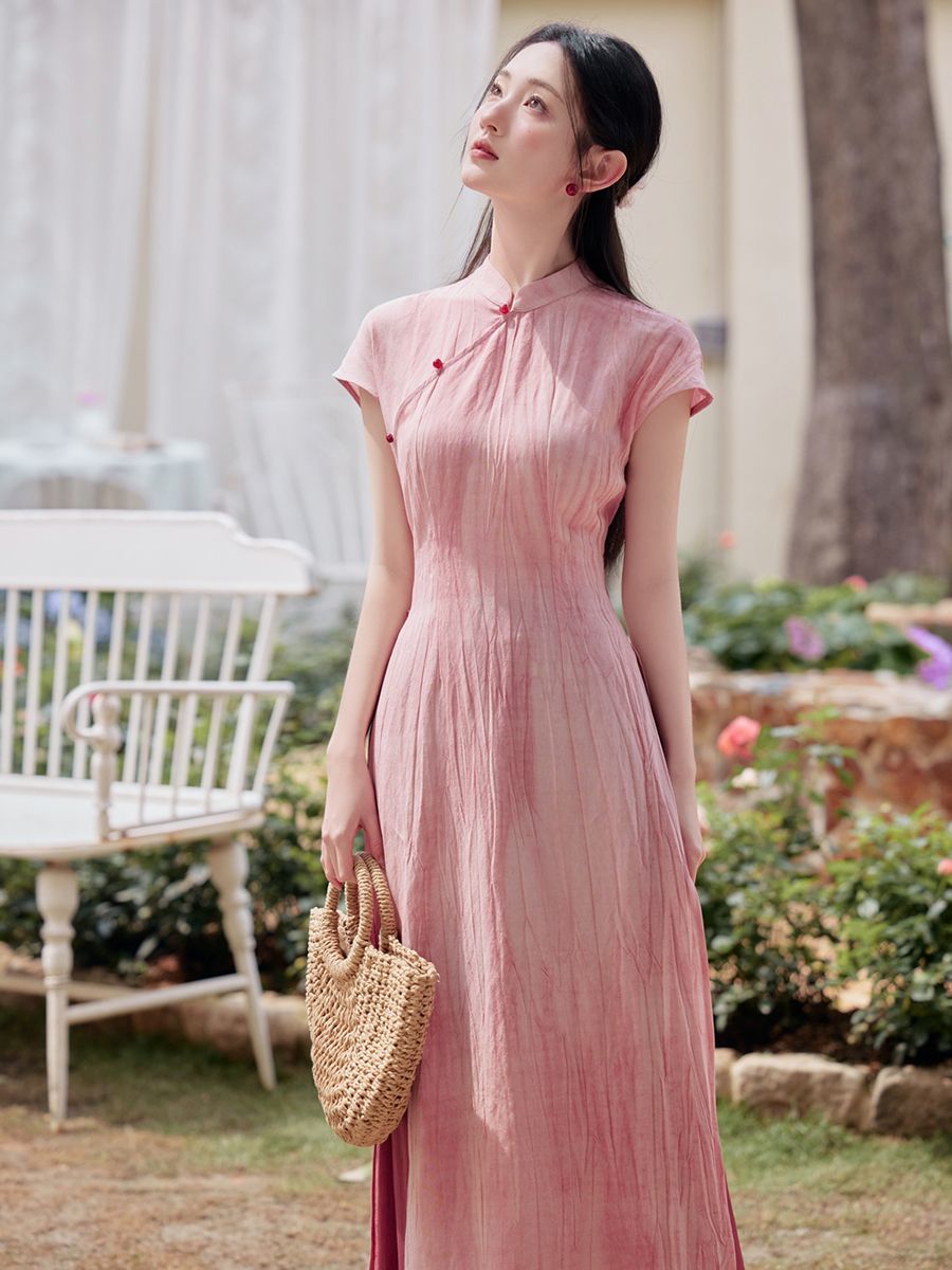 Vestido de estilo chino aodai  - Ao Dai Vietnam Dress reseña y precio