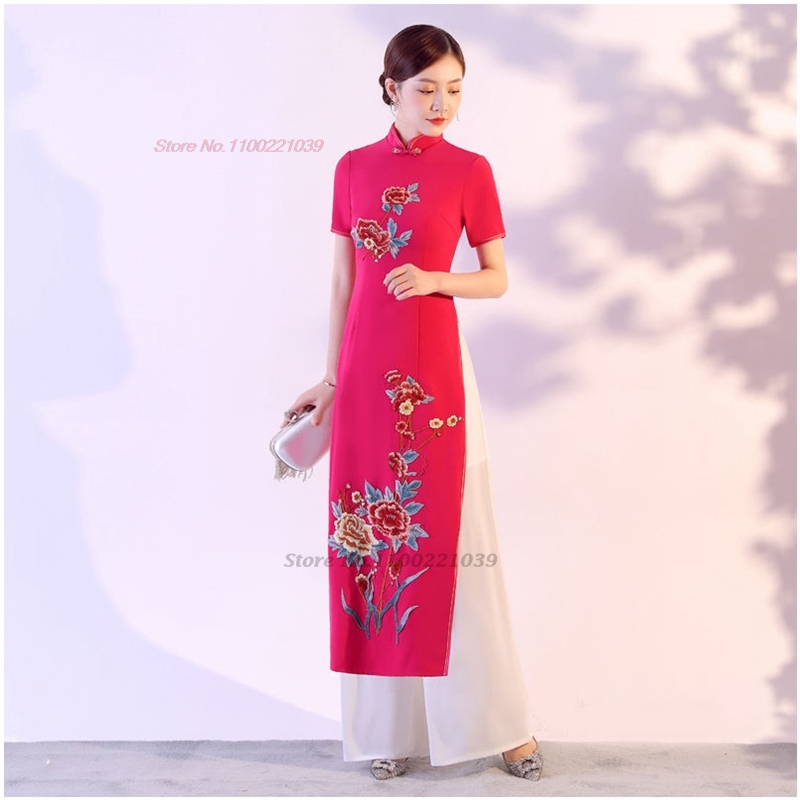 Conjunto Tradicional Vietnamit - Ao Dai Vietnam Dress reseña y precio