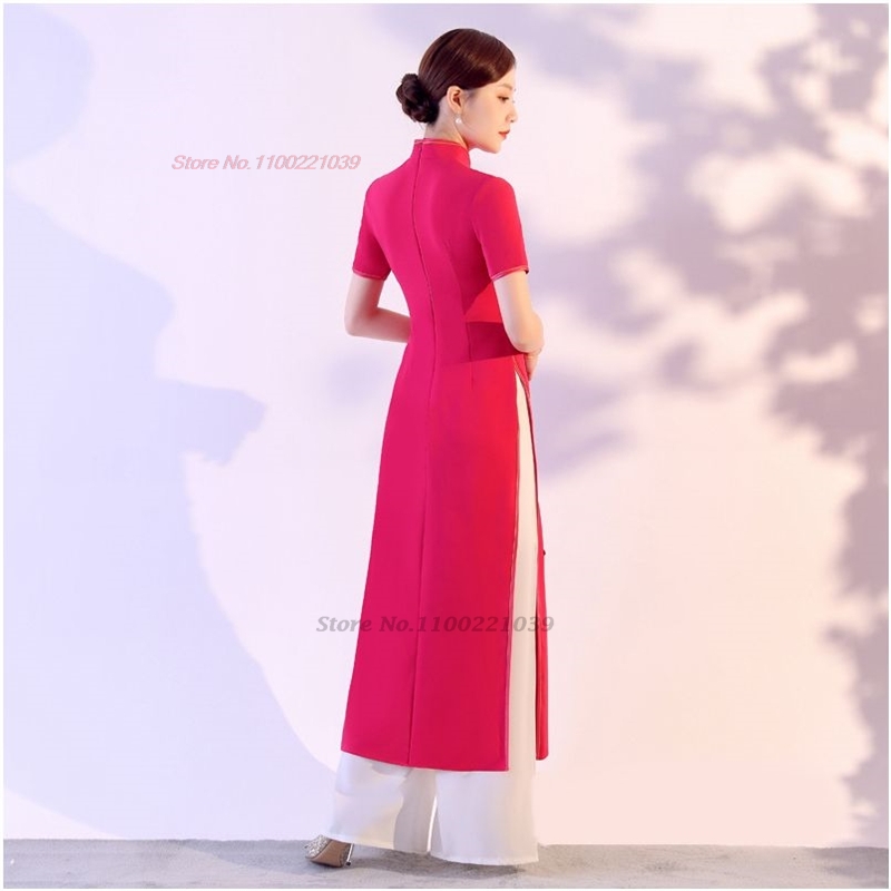 Conjunto Tradicional Vietnamit - Ao Dai Vietnam Dress reseña y precio