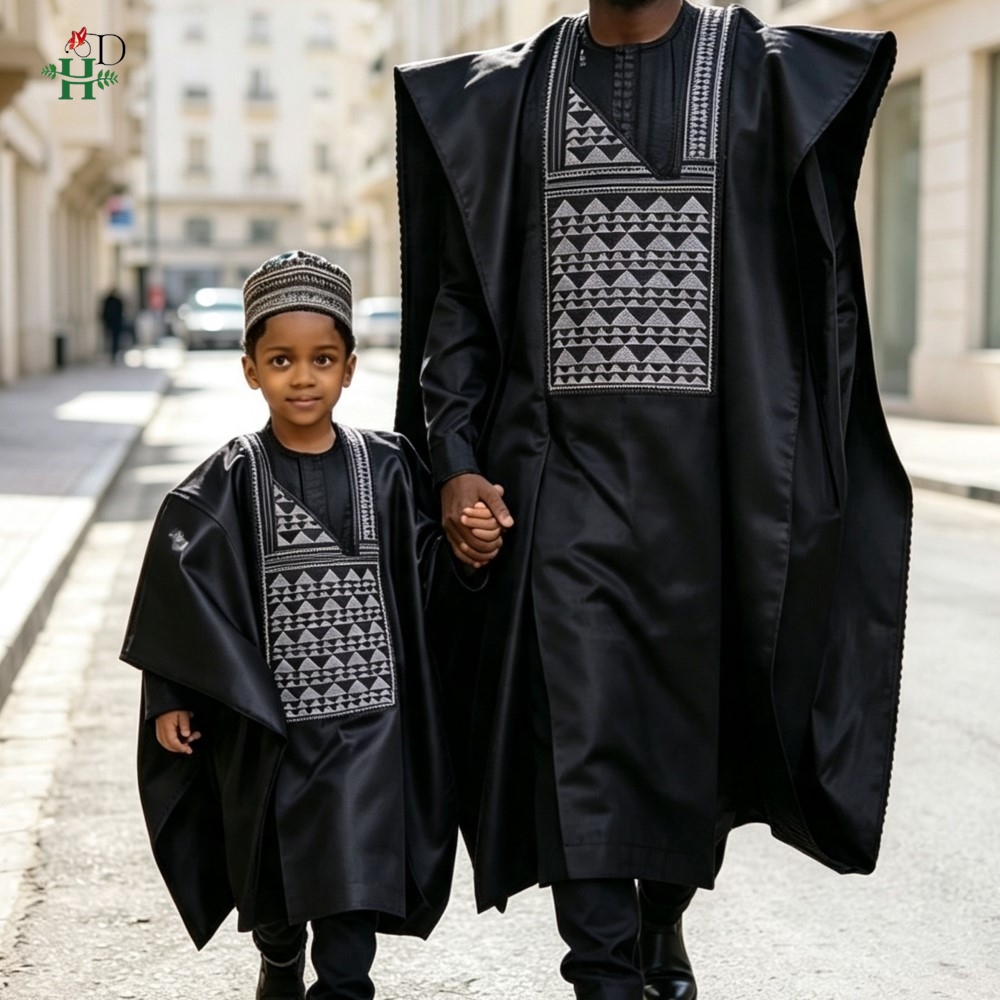 Conjuntos de Padre e Hijo, Ves - Boubou Men Africa reseña y precio