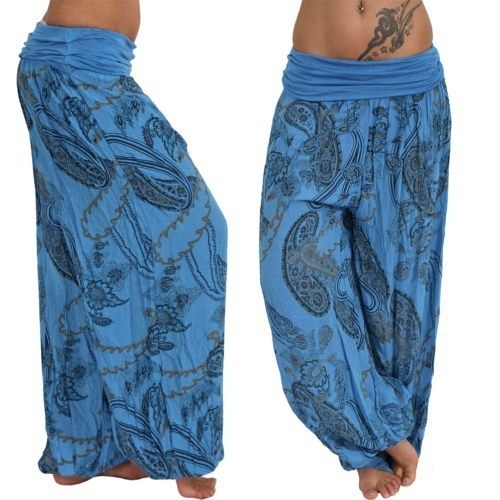 Pantalones de Pierna Ancha con - New Ethnic Fashion reseña y precio