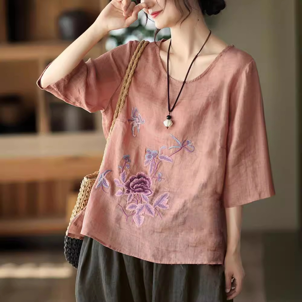 Blusa Retro de Verano para Muj - New Ethnic Fashion reseña y precio
