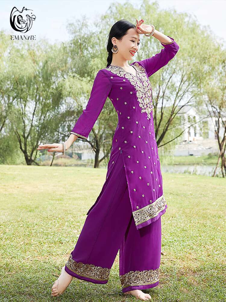 Traje de danza india de estilo - Fashion Ethnic Indian Clothing reseña y precio