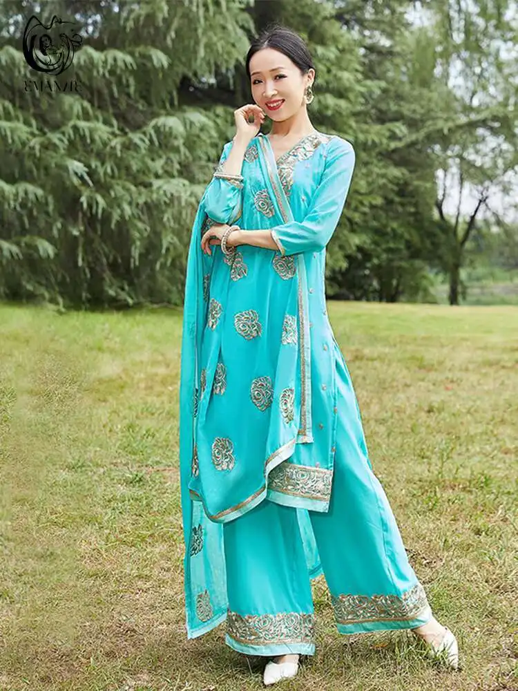Traje de danza india de estilo - Fashion Ethnic Indian Clothing reseña y precio