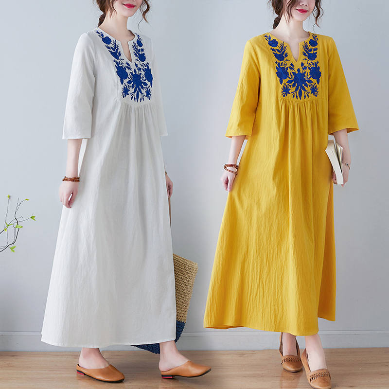 Nuevo Vestido Étnico Hoado con - Ethnic Fashion Dress reseña y precio