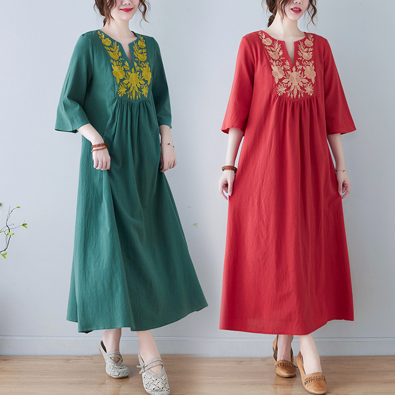 Nuevo Vestido Étnico Hoado con - Ethnic Fashion Dress reseña y precio
