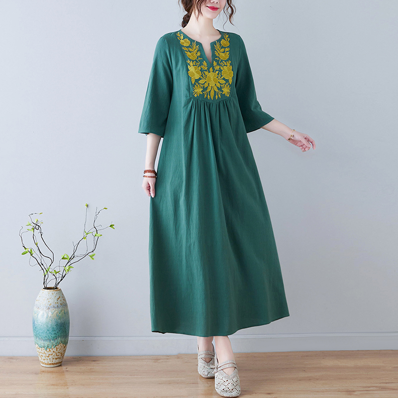 Nuevo Vestido Étnico Hoado con - Ethnic Fashion Dress reseña y precio
