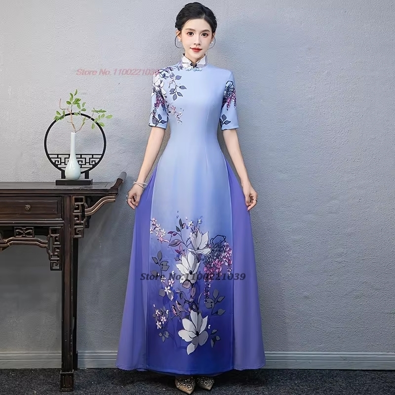Vestido tradicional vietnamita - Ao Dai Vietnam Dress reseña y precio